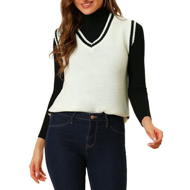 Women Faux Cashmere Pullovers Sweater Turtleneck Pleated Collar Warm Knit Tops B